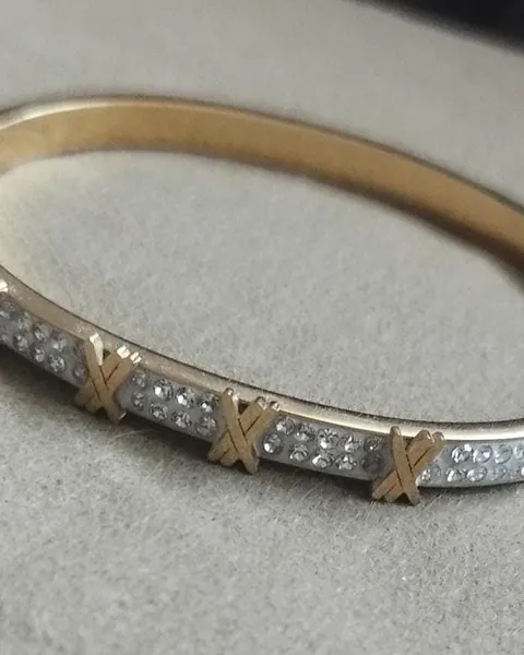 Crystal X cuff