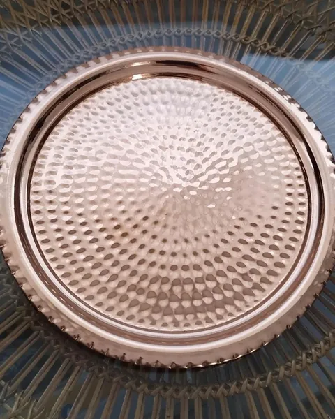 Hammered copper tray