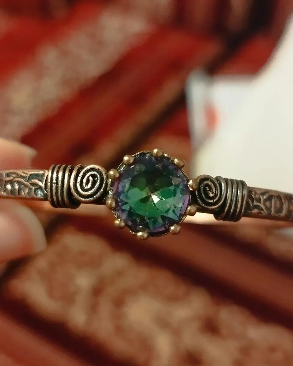Zultanite copper cuff, photo 1 of 4